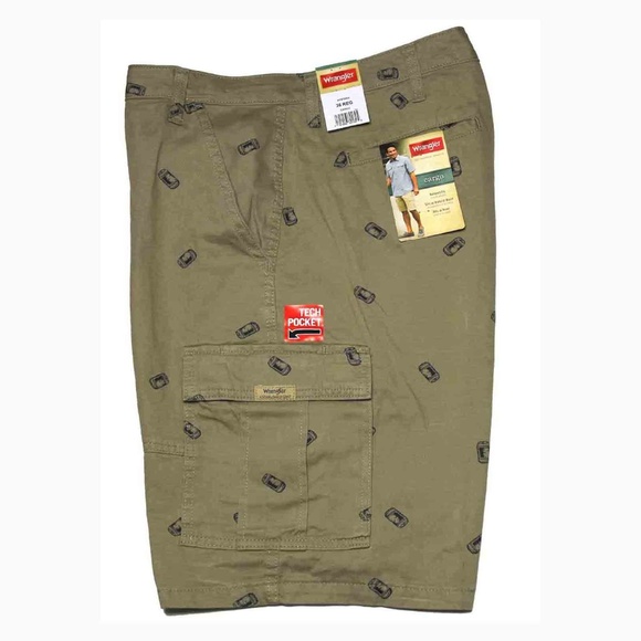 wrangler beer can shorts